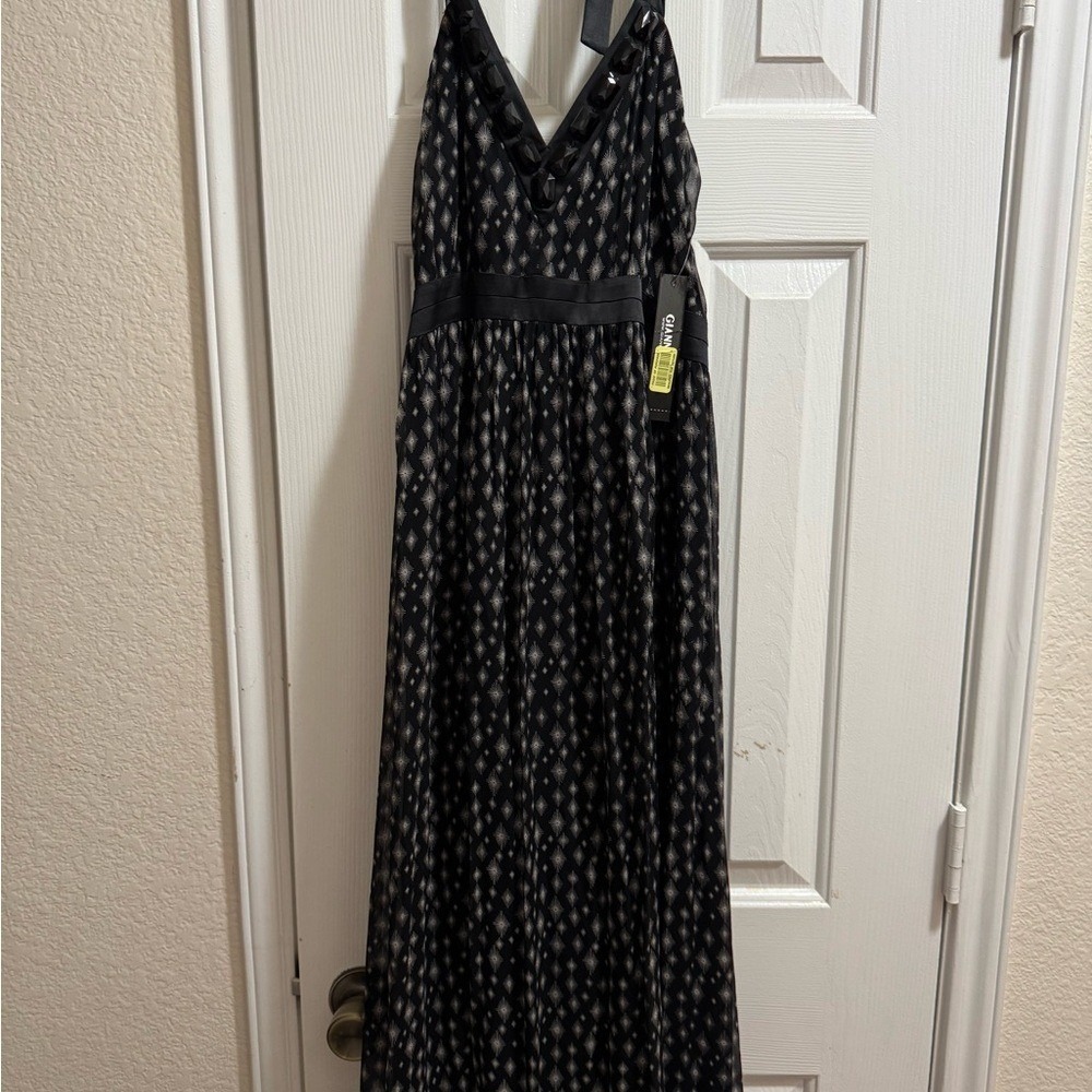Gianni Bini Black and White Patterned Dress